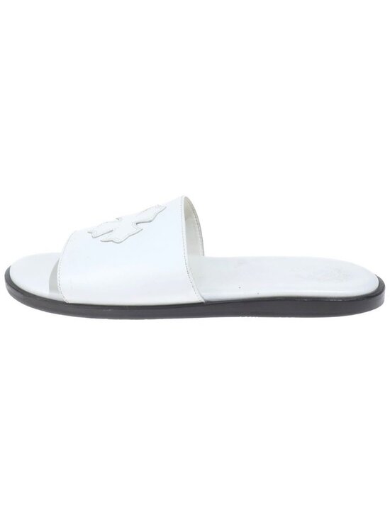 Chrome Hearts CH Slide Leather CH Plus Patch Sandals White main image 5